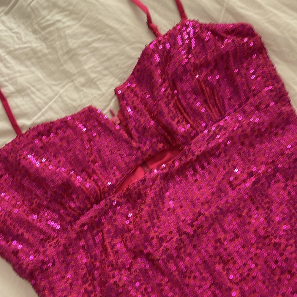 Hello Molly | TRUE SPARK SEQUIN MAXI DRESS PINK